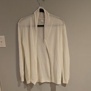 Club Monaco  Creamy White Cardigan Sweater Size S